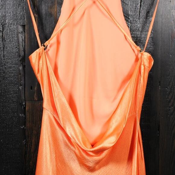 BEC & BRIDGE Annika Silky Slinky Sexy Open Low Back Strappy Mini Dress 4 New - Picture 11 of 13